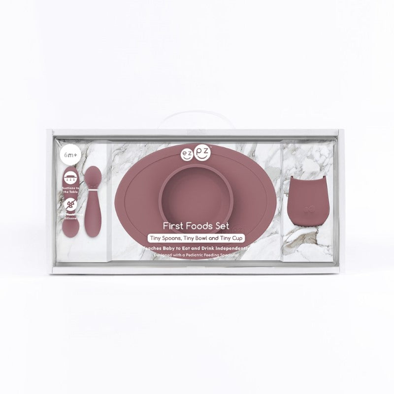 EZPZ TINY FIRST FOOD SET MAUVE