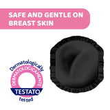 CHICCO BLACK DISPOSABLE BREAST PADS BLACK - 60PK