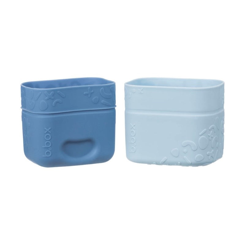 B.BOX SILICONE SNACK CUPS OCEAN