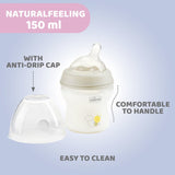 CHICCO BOTTLE PP: NAT FEELING UNI 150ML SFLW