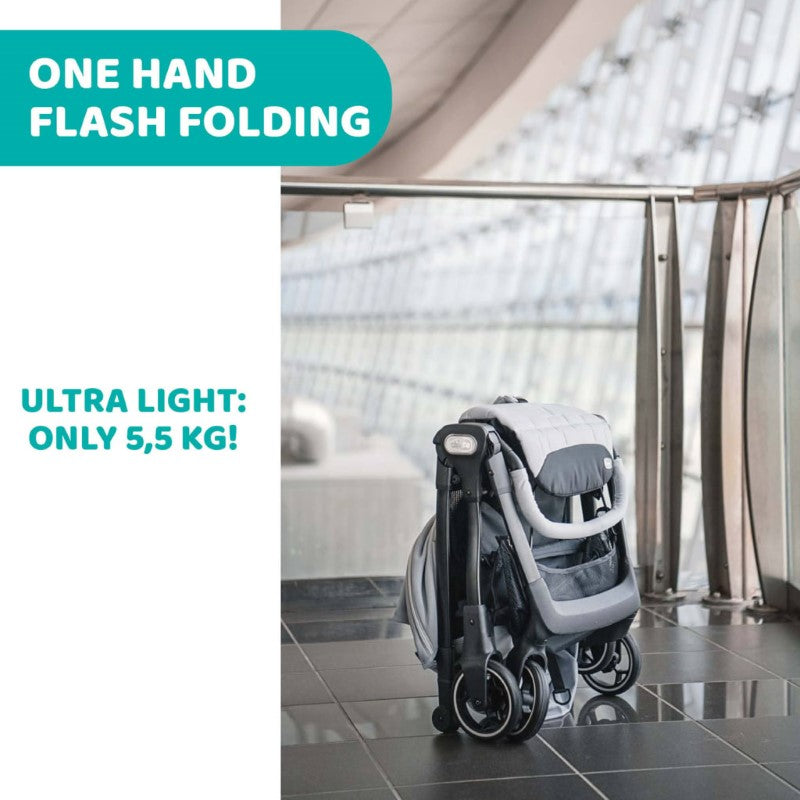 CHICCO STROLLER: CHICCO WE COOL GREY
