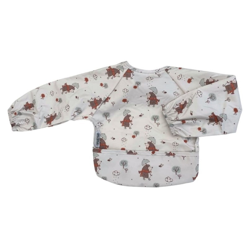 NYLON SMALL LONG SLEEVE BIB MR HEDGEHOG