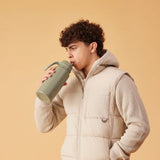 B.BOX INSULATED FLIP TOP BOTTLE 1LTR OLIVE