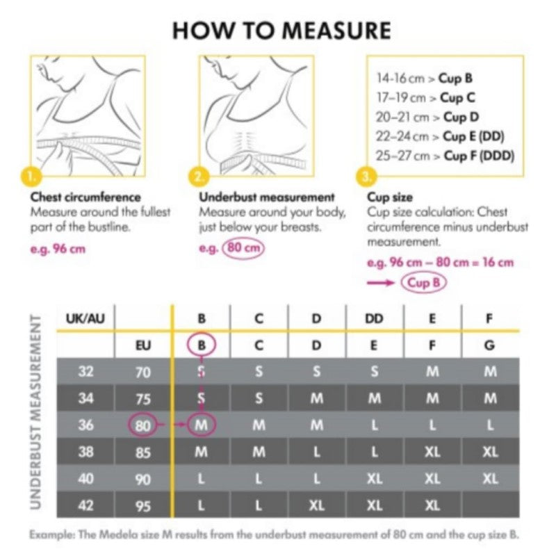 MEDELA KEEP COOL MAT/NURSING BRA BLK XL