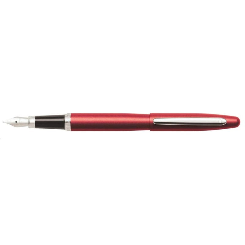 SHEAFFER VFM EXCESSIVE RED CHROME PT BALLPOINT + A6 NOTEBOOK