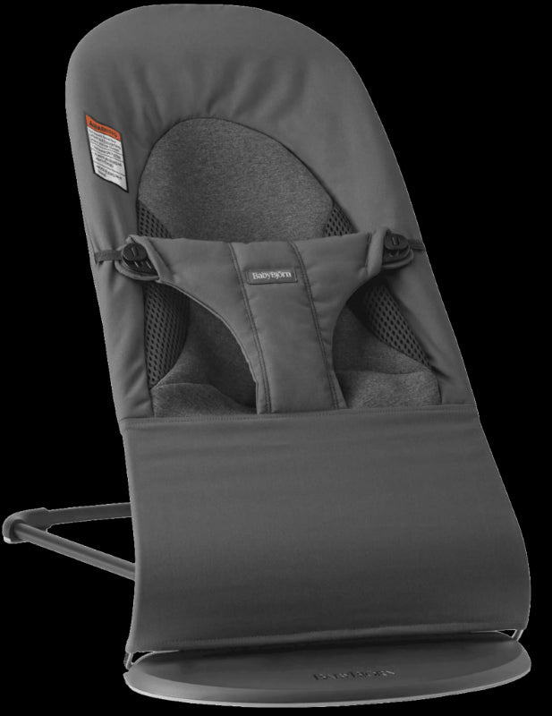 BABY BJORN BOUNCER SOFT WOVEN/JERSEY DARK GREY