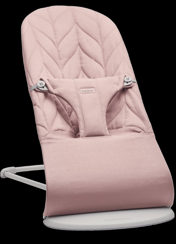 BABY BJORN BOUNCER BLISS WOVEN PETAL QUILT DUSTY PINK