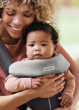 BABY BJORN BIB FOR CARRIER MINI/MOVE JERSEY LT GREY