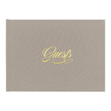 Plush Linen Grey Blue Slip-in Photo Album 200 Photos