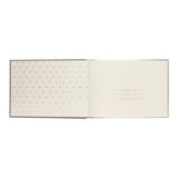 Plush Linen Grey Blue Slip-in Photo Album 200 Photos