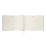 Plush Linen Grey Blue Slip-in Photo Album 200 Photos