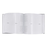 Plush Linen Black Slip-in Photo Album 200 Photos