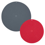 Silicone Round Trivet - AVANTI 20cm and 28cm (2 Piece Set)