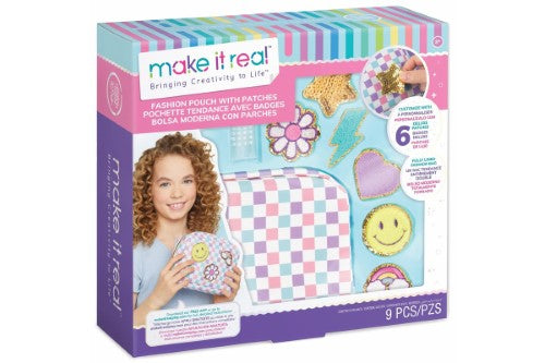 Make it Real Fashion Pouch with Patches