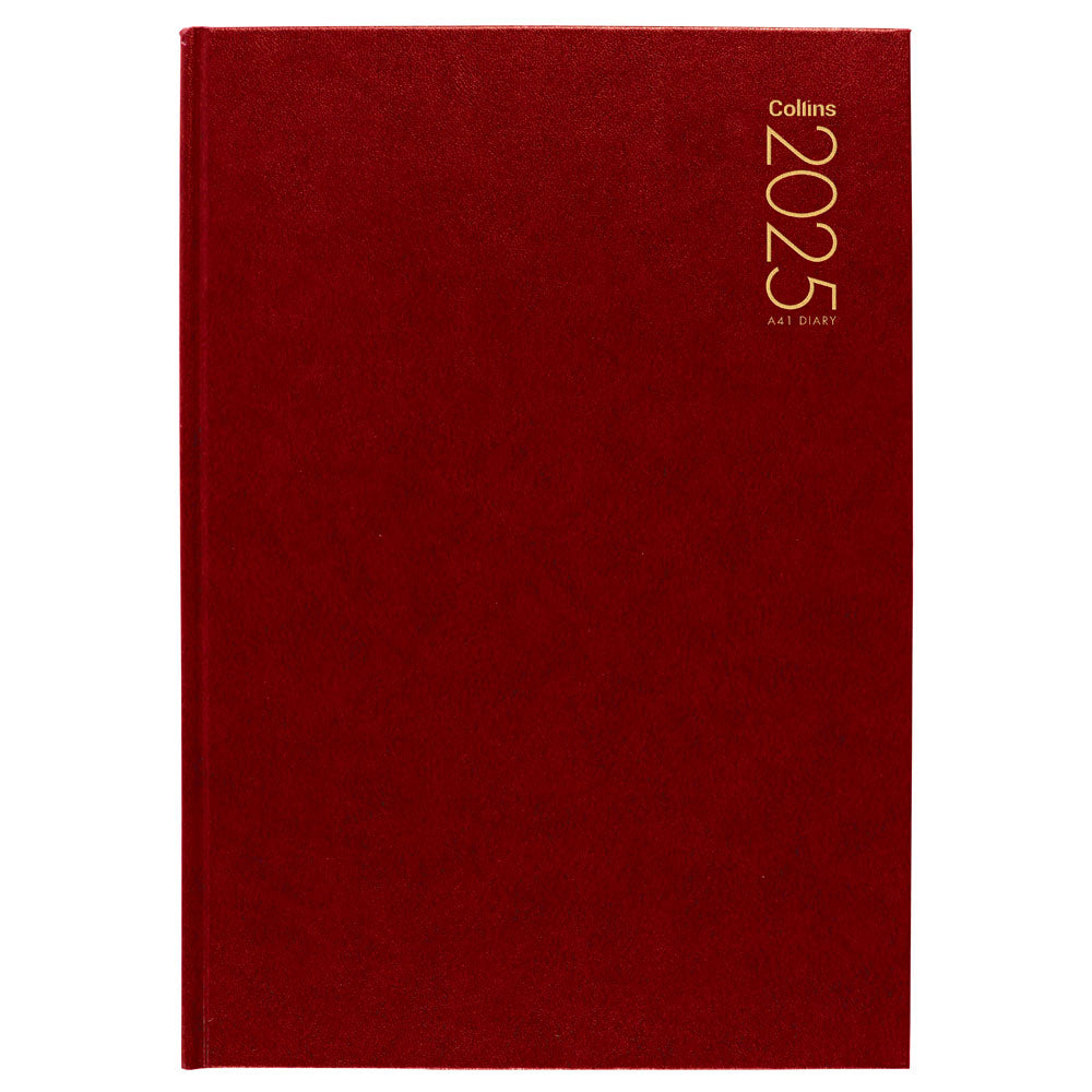 Collins Diary A41 Red Odd Year