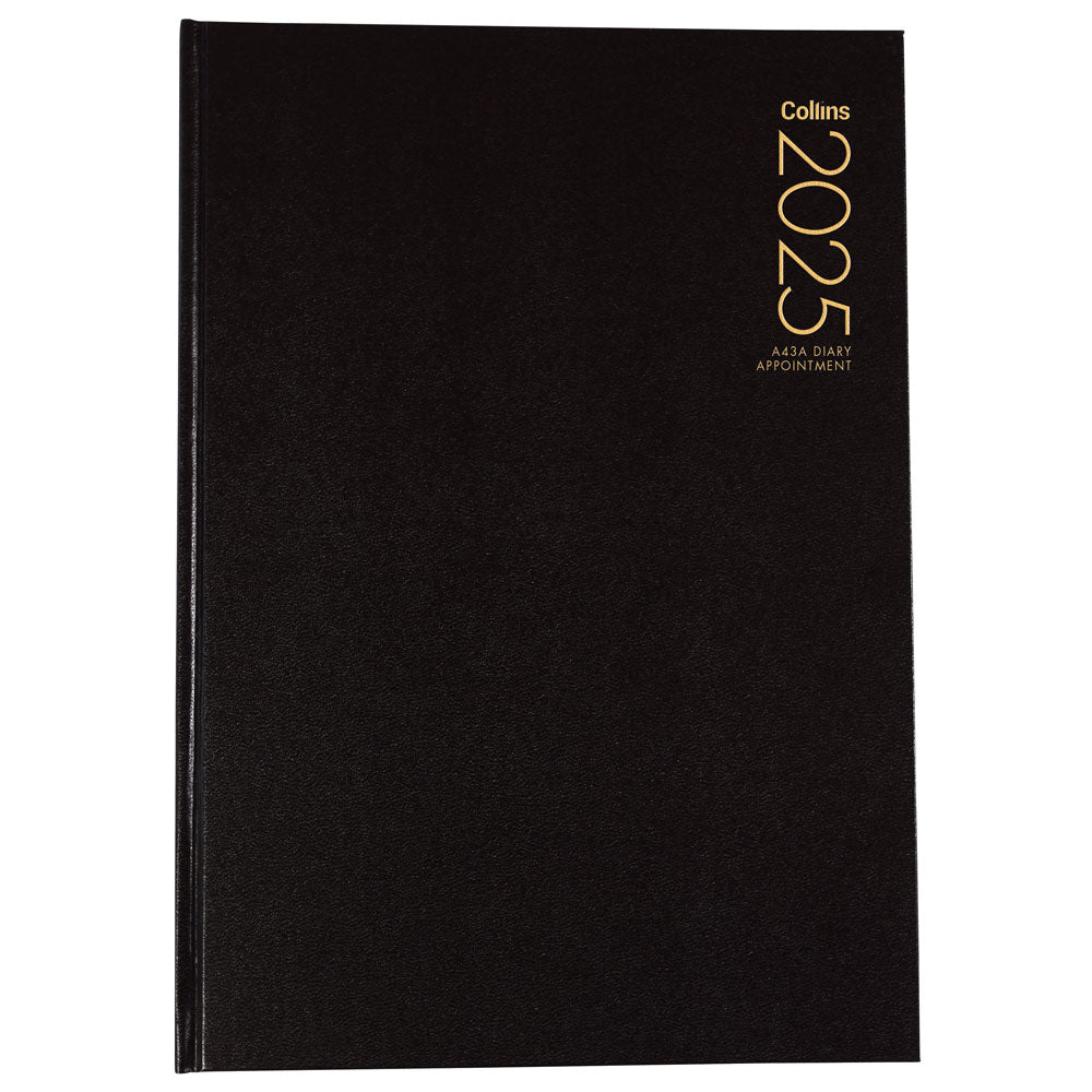 Collins Diary A43A Black Appointment Odd Year