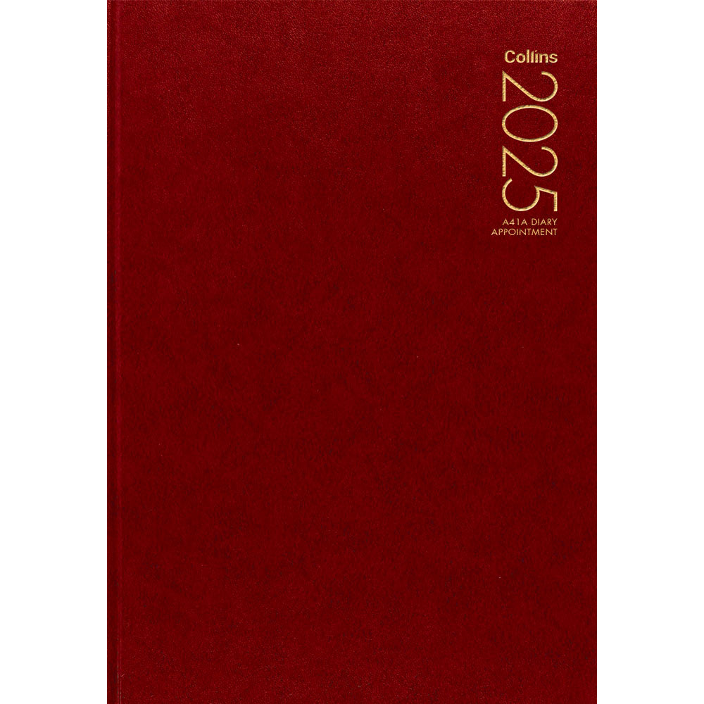 Collins Diary A41A Red Appointment Odd Year