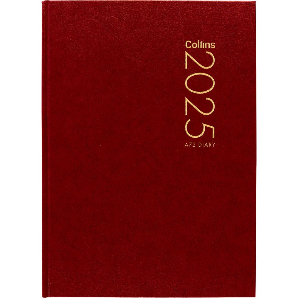 Collins Diary A72 Red Odd Year