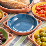 Dexam Sintra Glazed Terracotta Tapas Dish Small Ink Blue