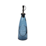 Dexam Sintra Recycled Glass Oil Drizzler Ink Blue