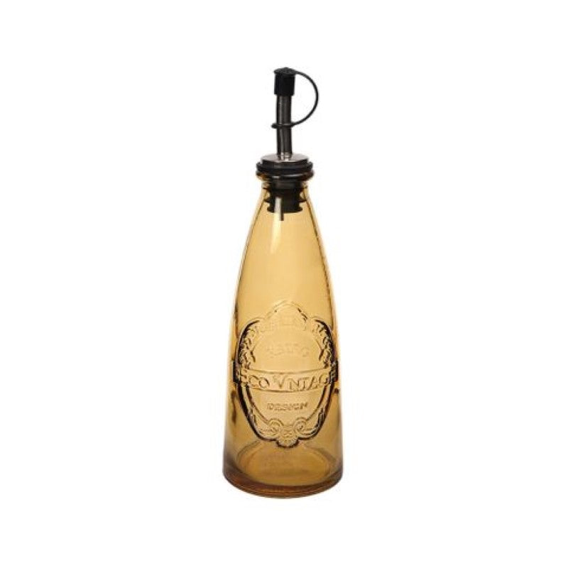 Dexam Sintra Recycled Glass Oil Drizzler Ochre