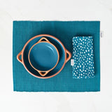 Dexam Sintra Recycled Cotton Spotted Napkin & Placemat Ink