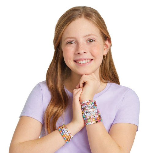 Bracelet Set - Make it Real Say Yes! Alphabet Bead