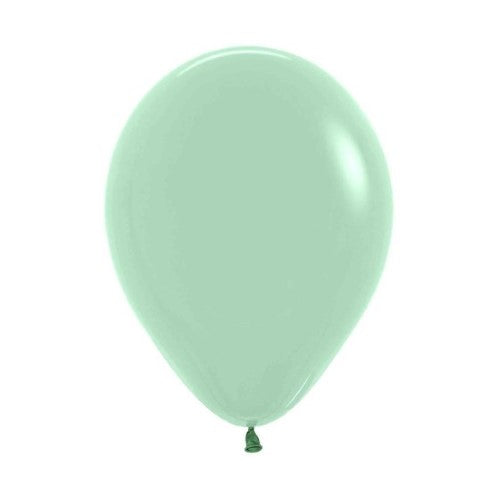 Sempertex 12cm Pastel Dusk Green Tea Latex Balloons - Pack of 50