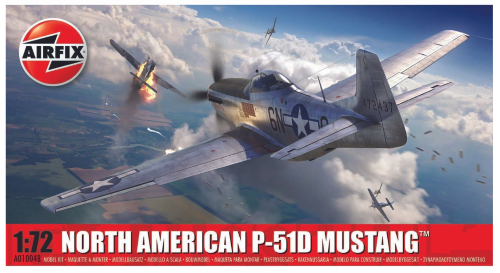 Model Kit - Airfix North American P-51D Mustang 1:72 Scale