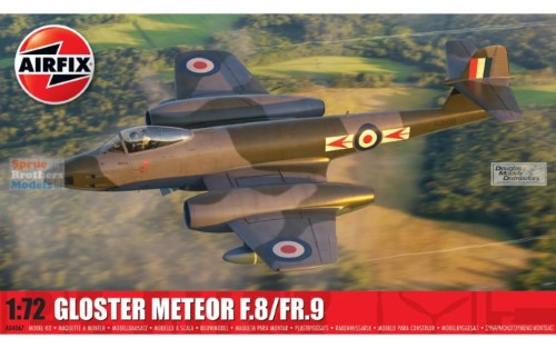 Model Kit - Airfix Gloster Meteor F8/FR9 1:72 Model Kit -J131