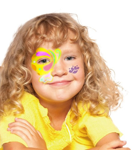 6 Face Painting - Avenir Yellow