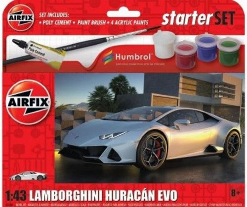 Model Starter Set - Airfix Lamborghini Huracan 1:43 Scale