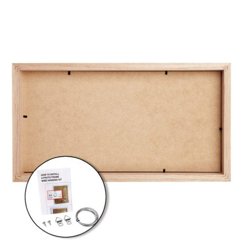 Elegant Deluxe Natural Oak Photo Frame