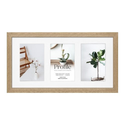 Elegant Deluxe Natural Oak Photo Frame