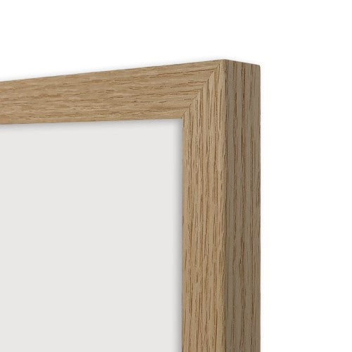 Elegant Deluxe Natural Oak Photo Frame