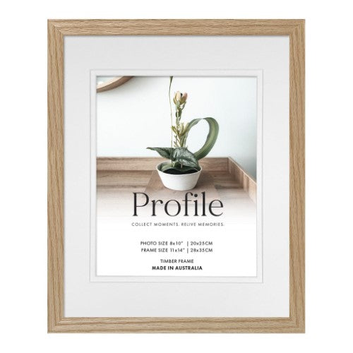 Elegant Deluxe Natural Oak Photo Frame - Type 3