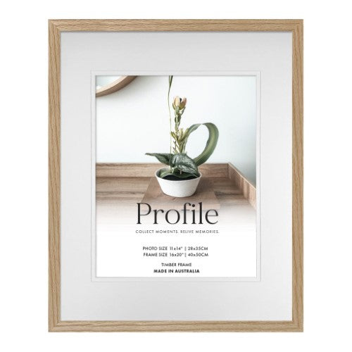 Elegant Deluxe Natural Oak Photo Frame - Type 3