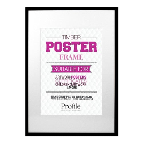 Decorator White A1 Box Picture Frame to suit A2 image