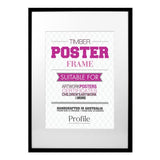 Decorator White A1 Box Picture Frame to suit A2 image