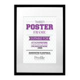 Decorator White A1 Box Picture Frame to suit A2 image