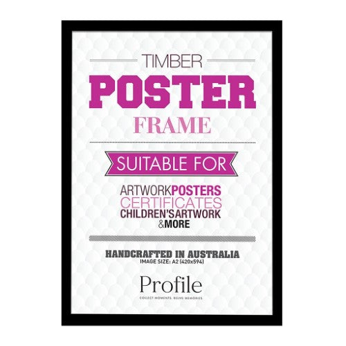 Decorator White A1 Box Picture Frame to suit A2 image