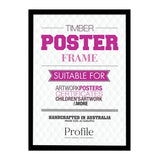 Decorator White A1 Box Picture Frame to suit A2 image