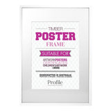 Decorator White A2 Box Picture Frame to suit A3 image
