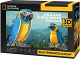 3D Puzzle - Cubic Fun Blue Throated Macaw