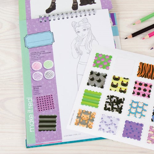 Sketchbook - Make it Real Fashion Design Pretty Kitty
