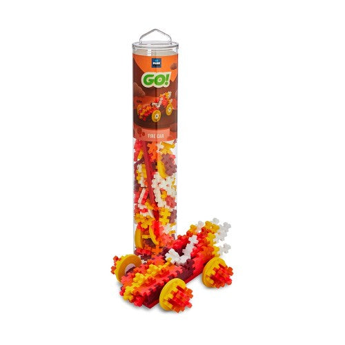 Puzzle - Plus Plus Color Cars Fire (200pc Tube)
