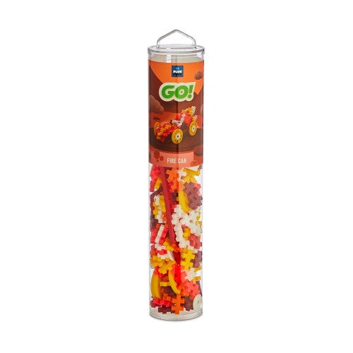 Puzzle - Plus Plus Color Cars Fire (200pc Tube)