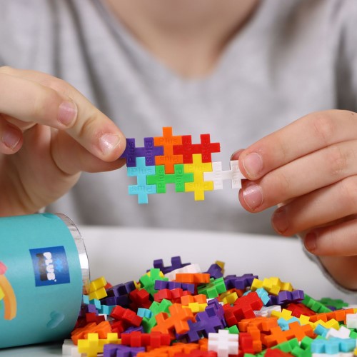 Puzzle - Plus Plus Rainbow Mix (240pc Tube)