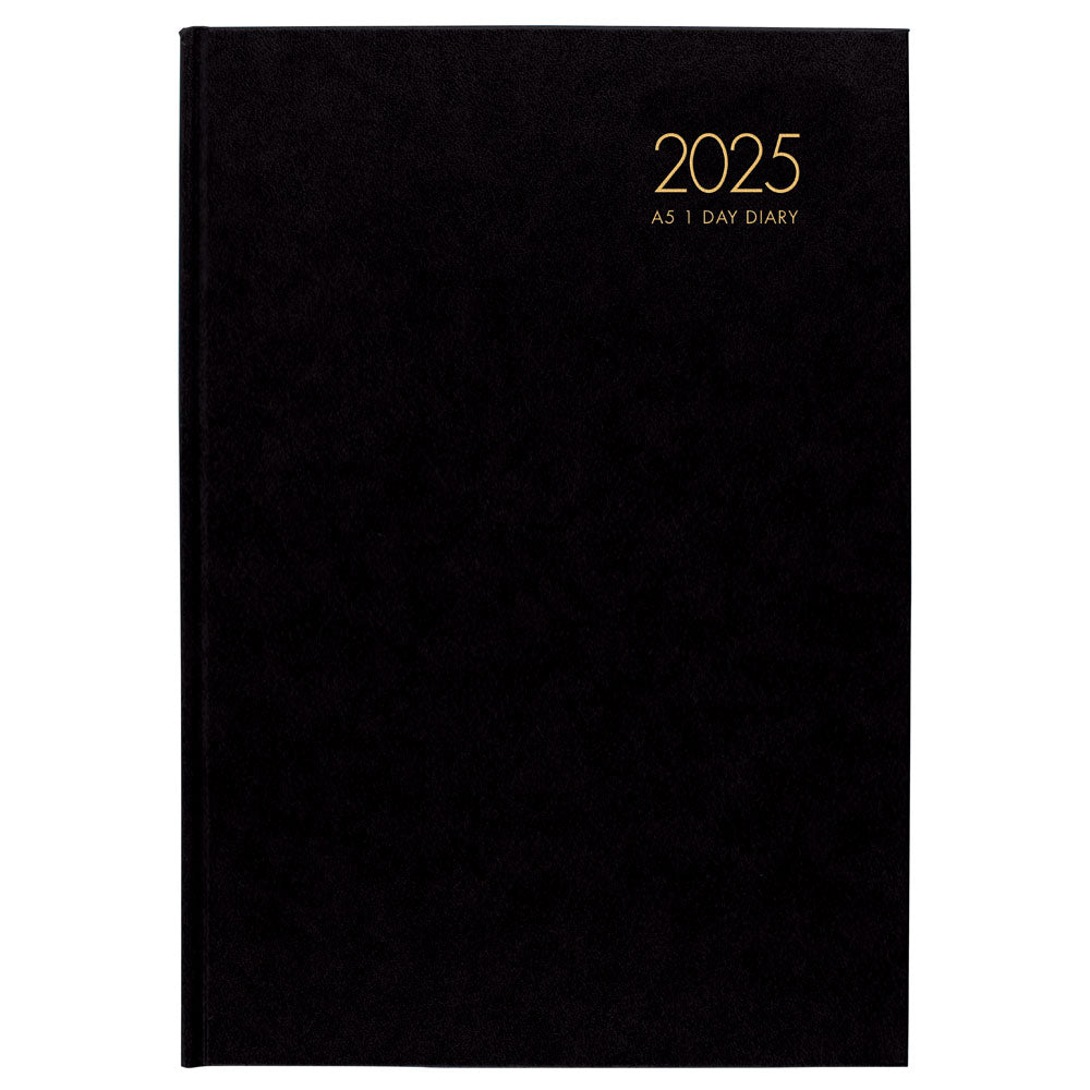 Collins Windsor A51 Day To Page Diary Black Odd Year