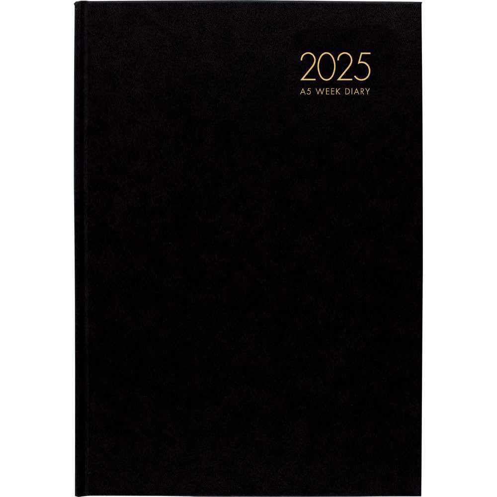 Collins Diary A53 Windsor Week To View Black Odd Year